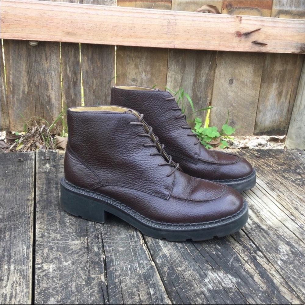 BASS Tunbridge High Top Leather Boots Size 9M